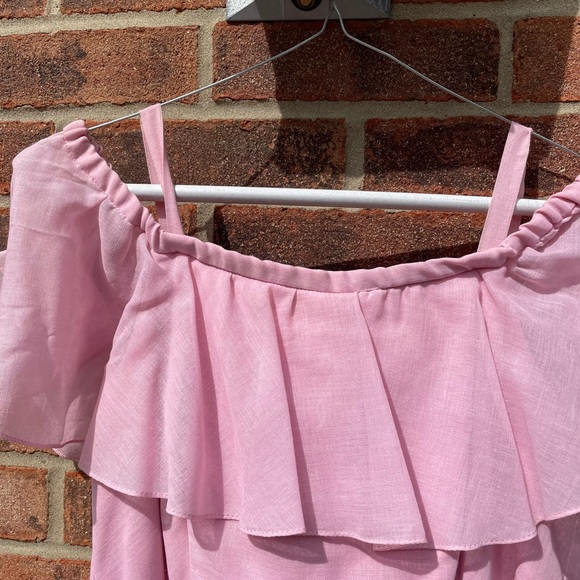 Fabulous 70’s Pink Vintage Prom Dress - Picture 3 of 8